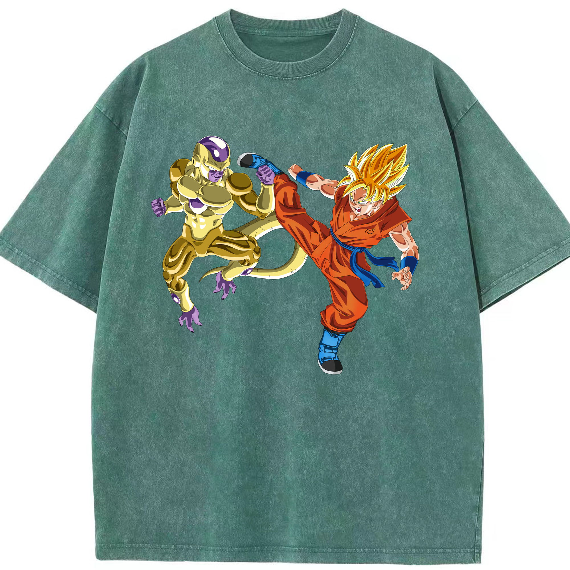 （画像用） ドラゴンボール DRAGON BALL 綿100% ヴィンテージ風 半袖Tシャツ（フロントプリント）
